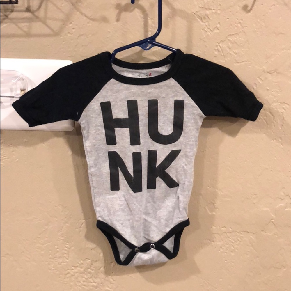 HUNK onesie